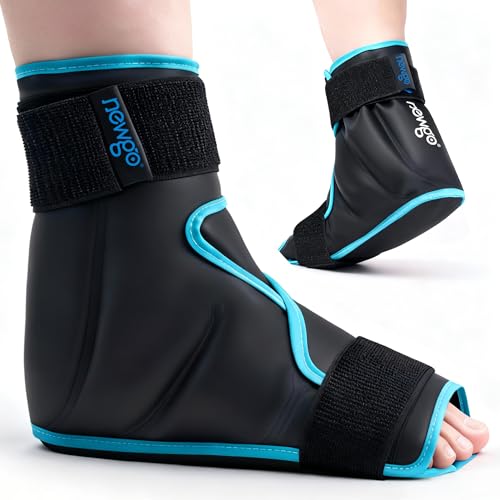 Foot Ice Pack Wrap, Black